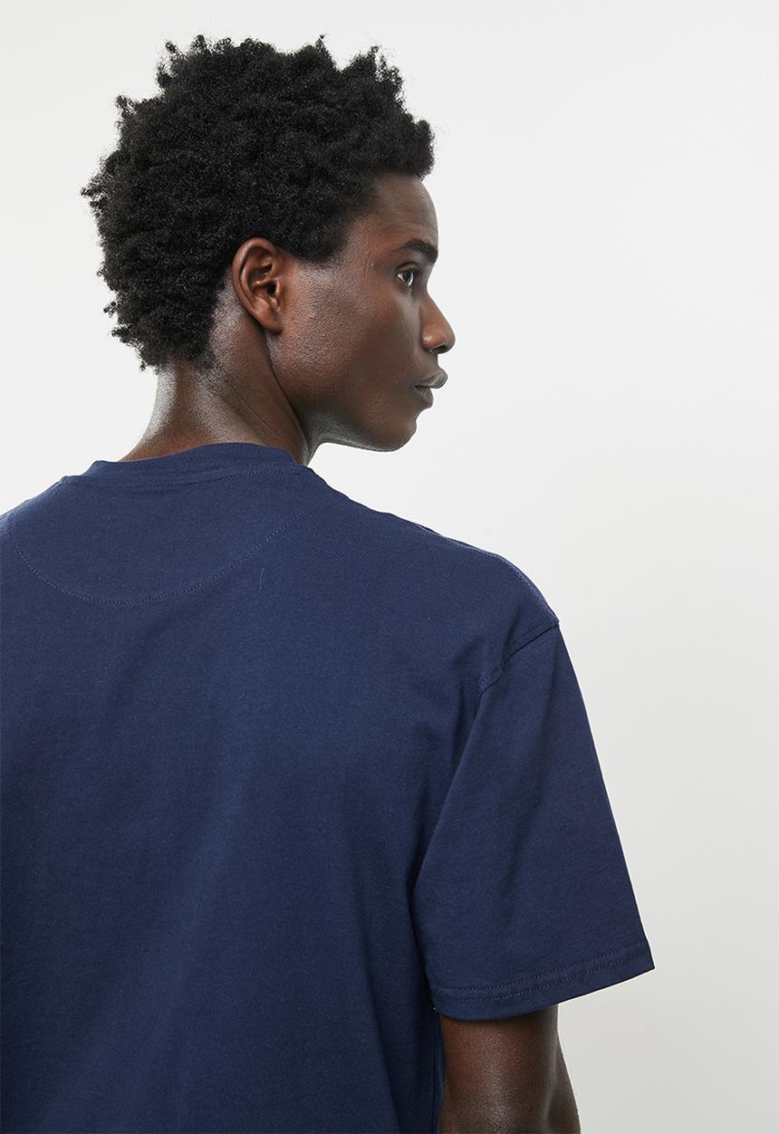 Jonathan D - Duke Crew Neck T-shirt- ink blue