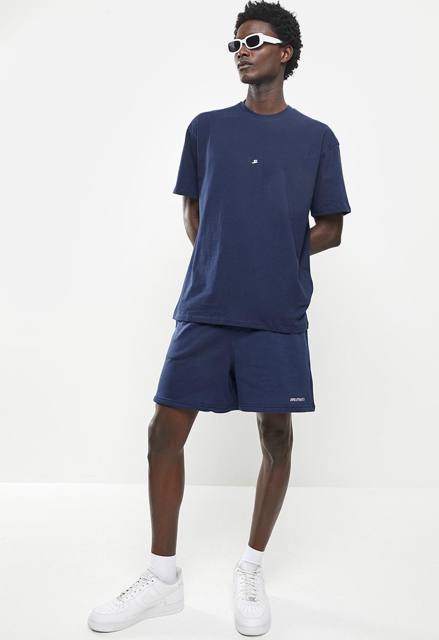 Jonathan D - Duke Crew Neck T-shirt- ink blue