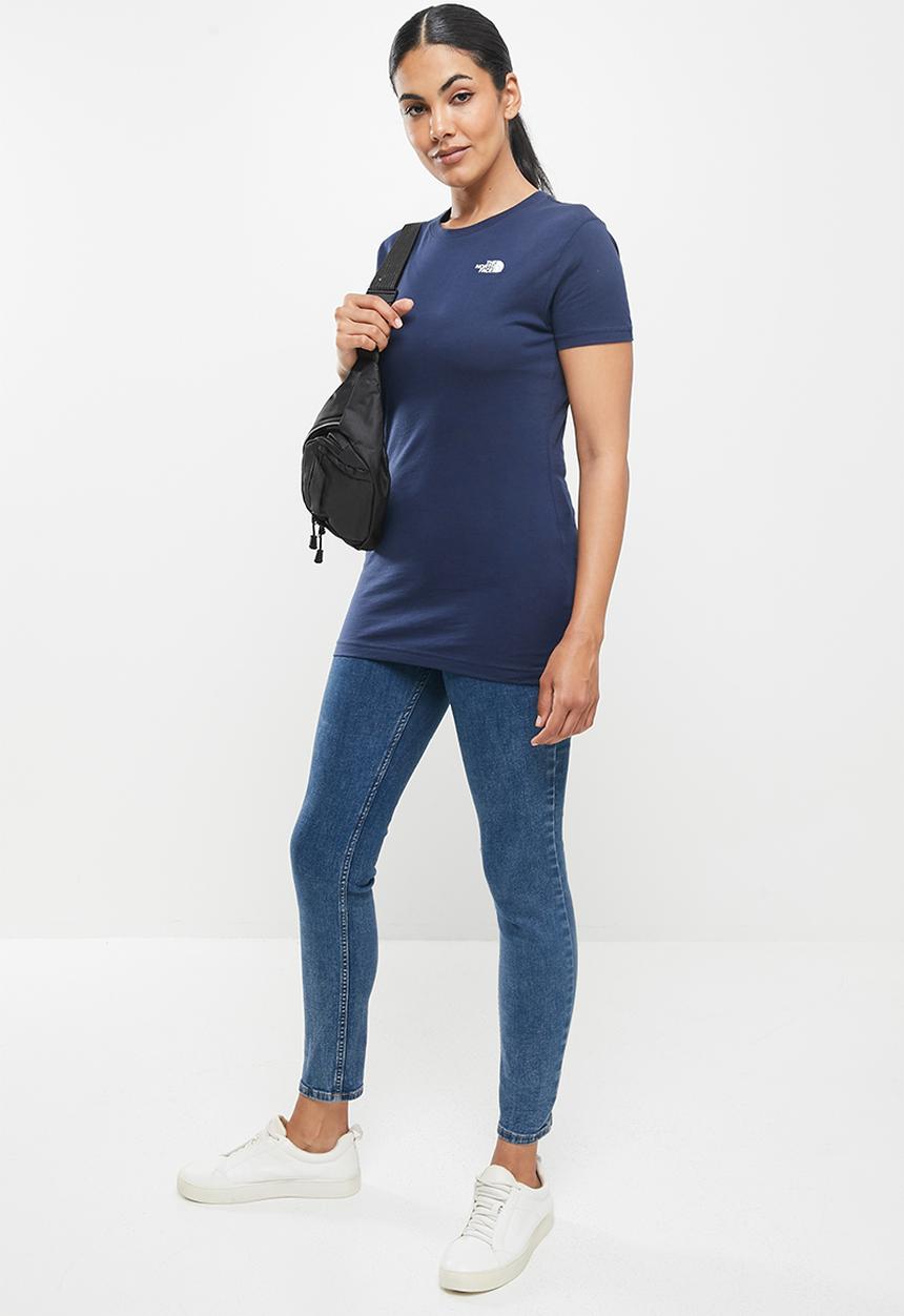 The North Face - W short sleeve simple dome tee - summit navy