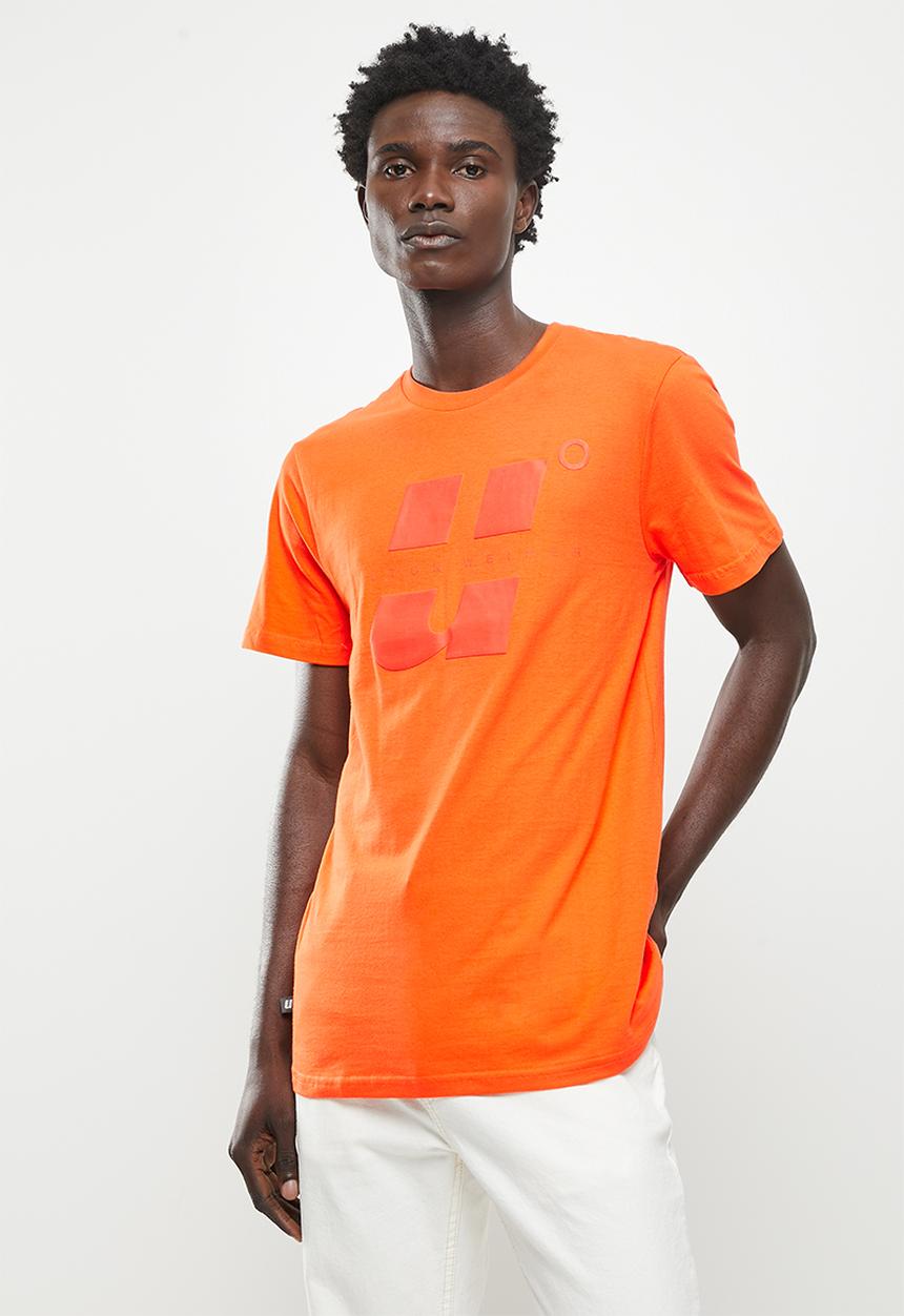 urban° - Urban embossed logo design tee - carrot