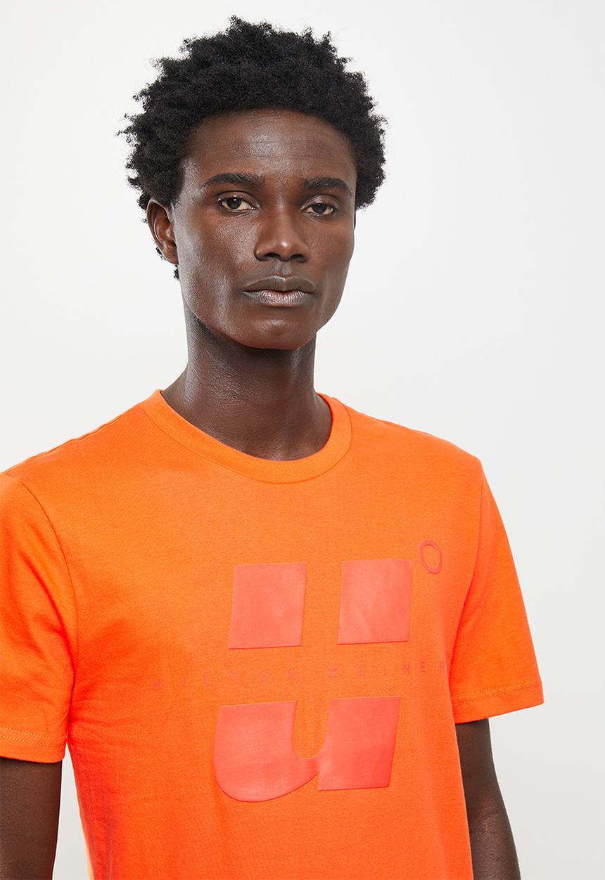 urban° - Urban embossed logo design tee - carrot