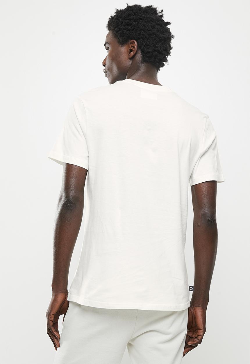 urban° - Urban high square branded tee - blanc de blanc
