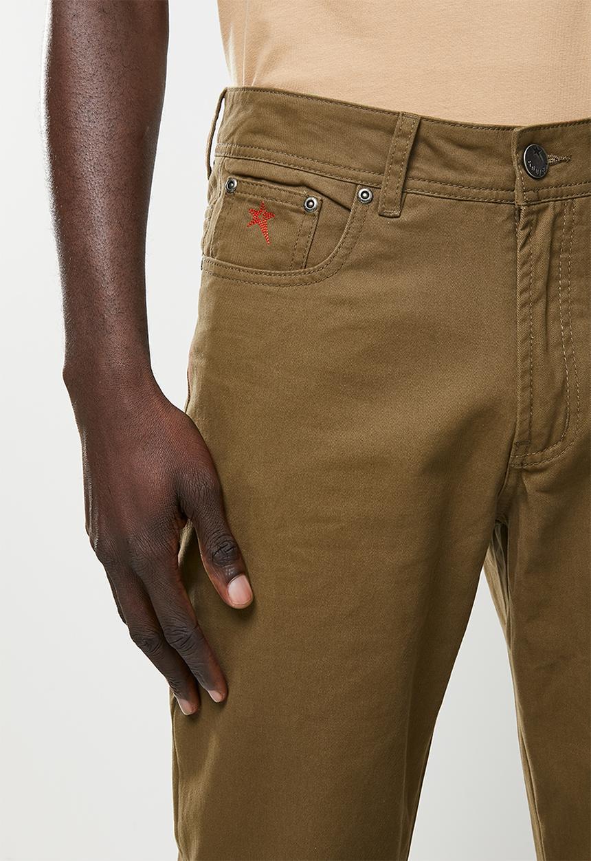 SOVIET - M Voyager 5 pocket chino - cinnamon
