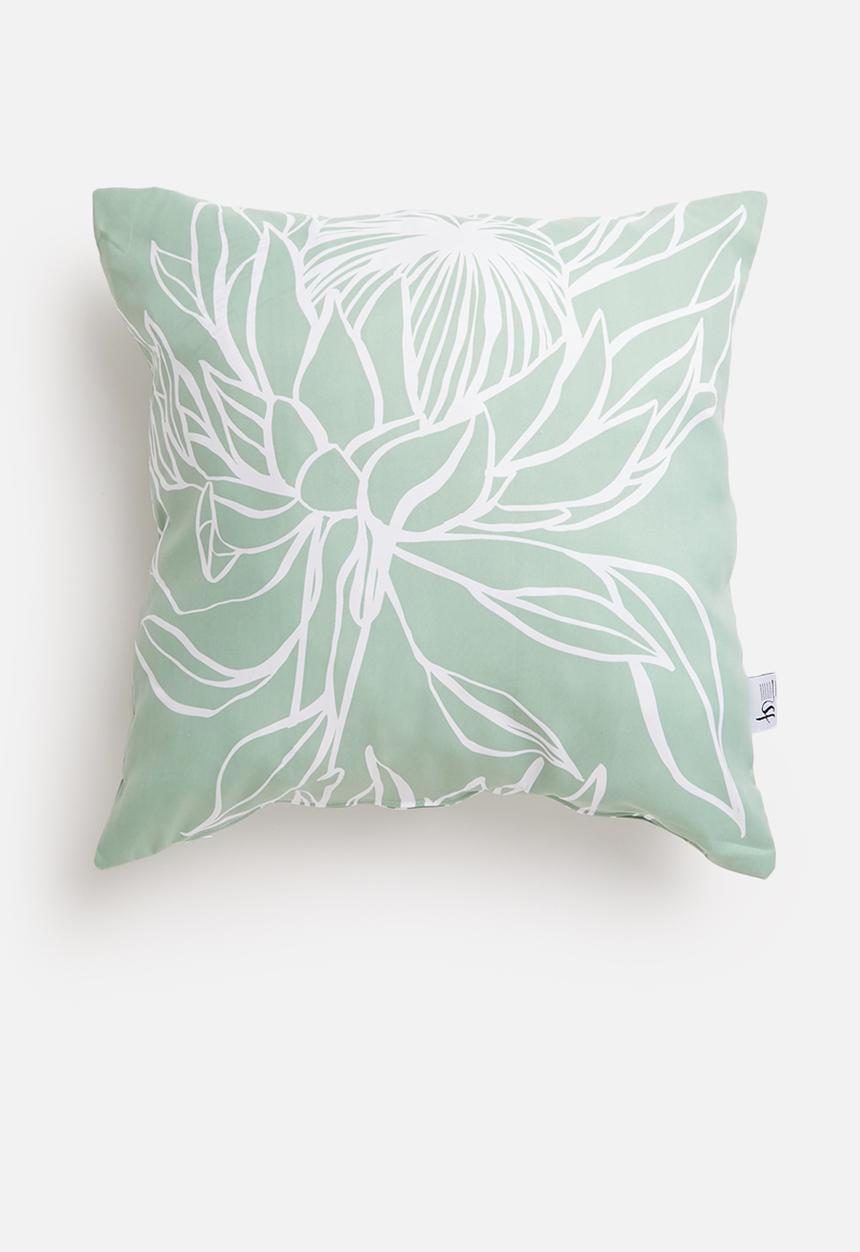 Sixth Floor - Thea cushion cover - smoke green