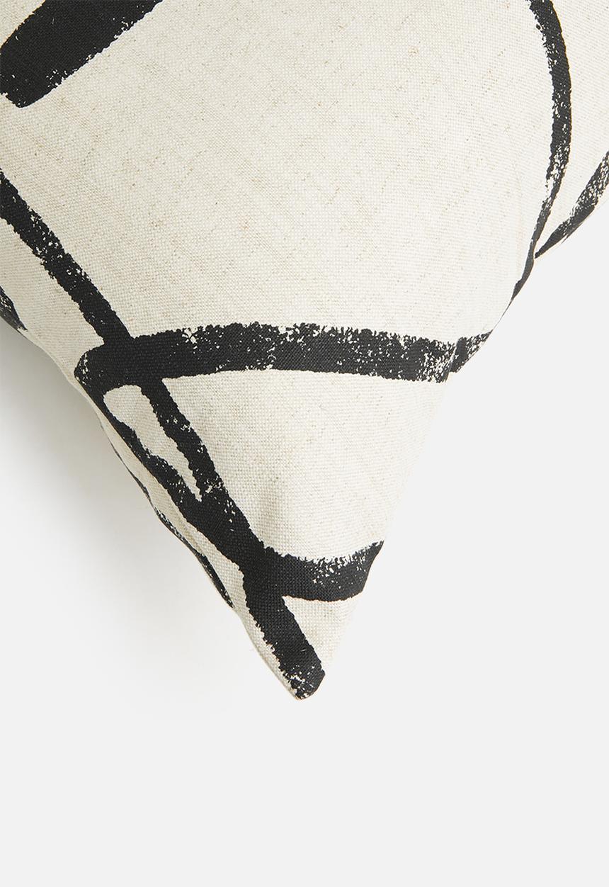 Sixth Floor - Driftoutdoor  cushion cover - black & white