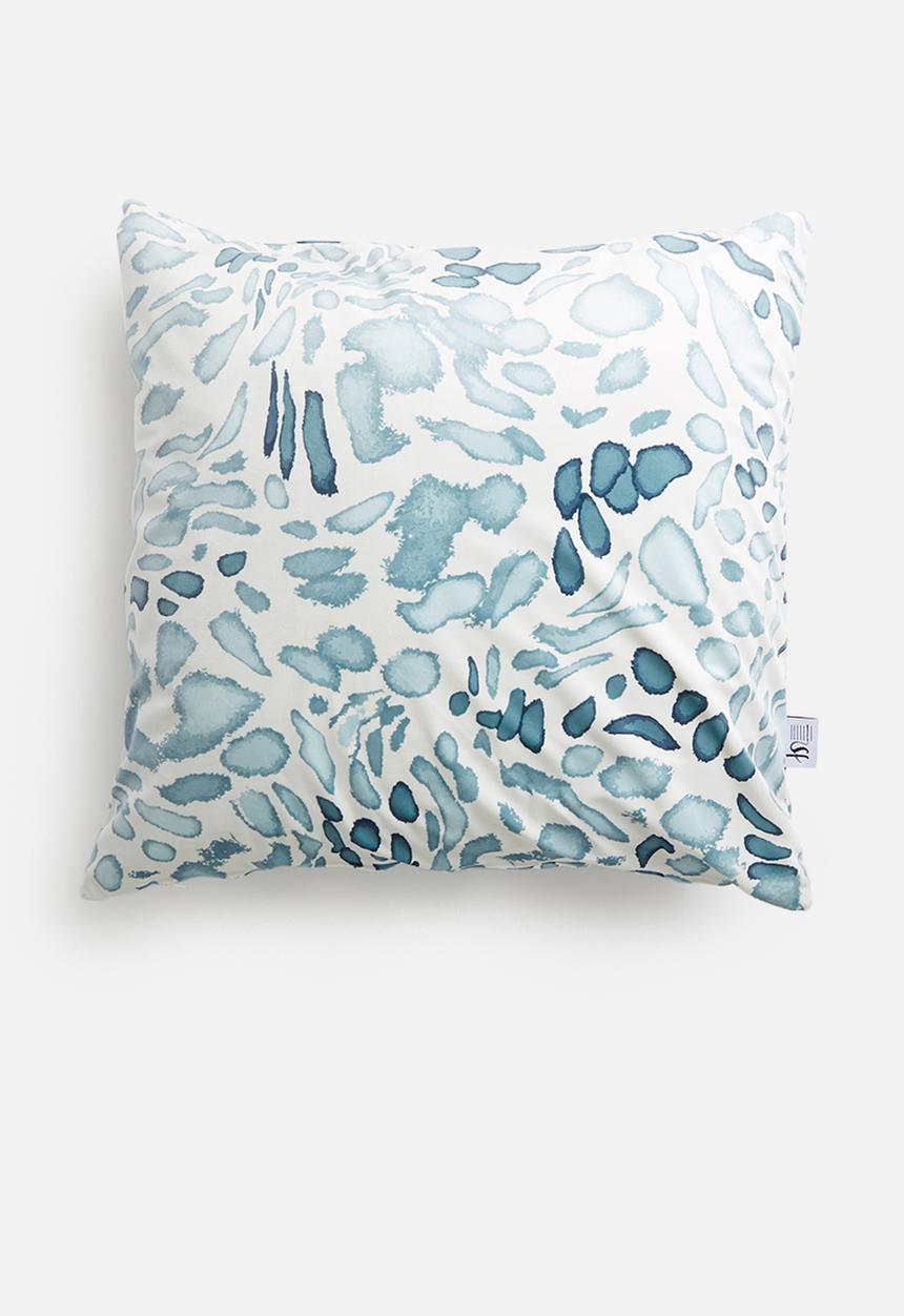 Sixth Floor - Lamella cushion cover - blue