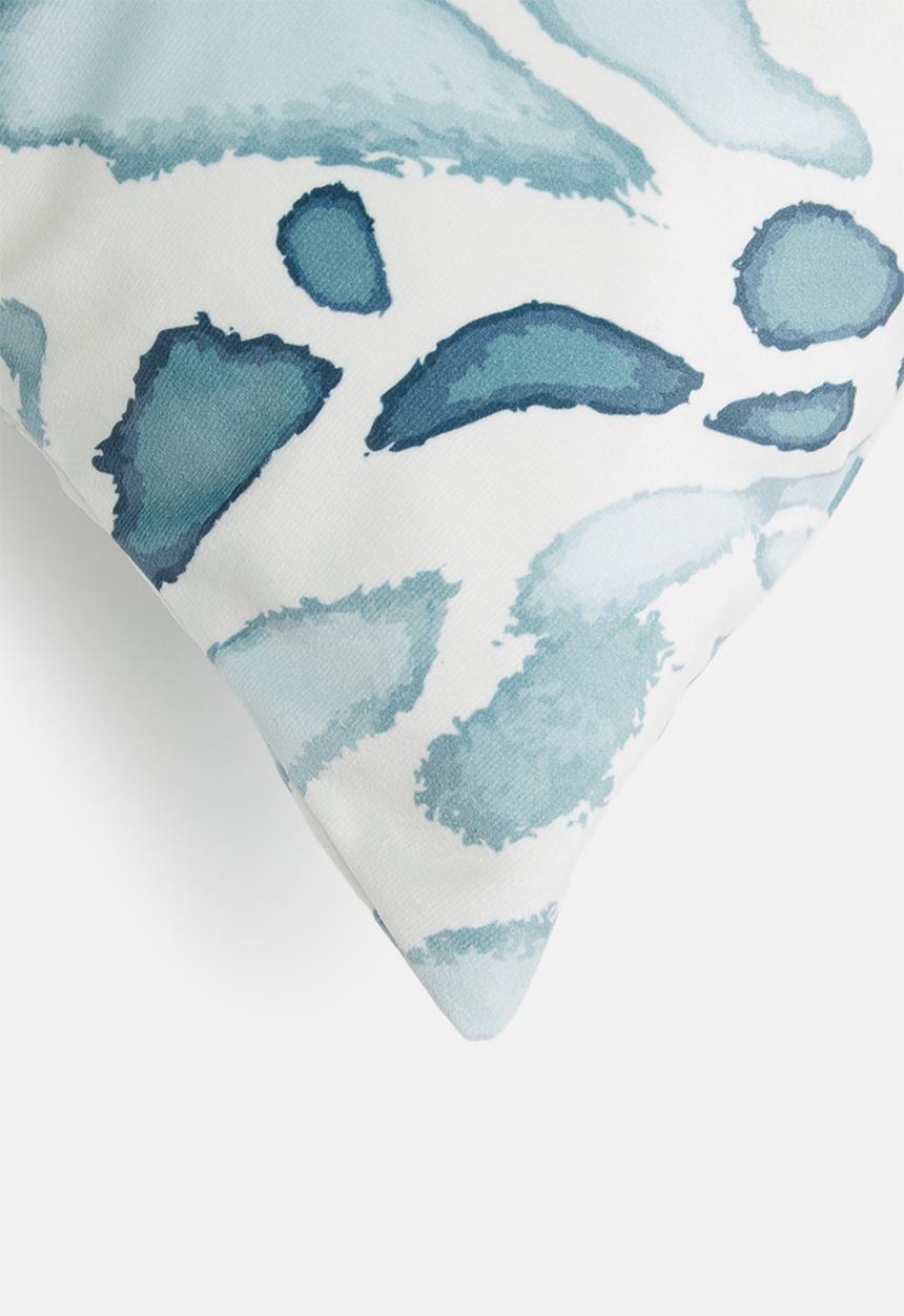 Sixth Floor - Lamella cushion cover - blue