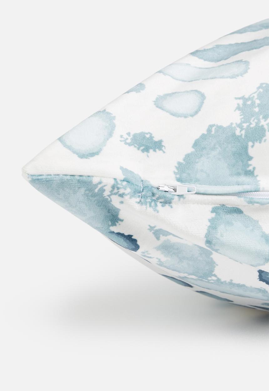 Sixth Floor - Lamella cushion cover - blue