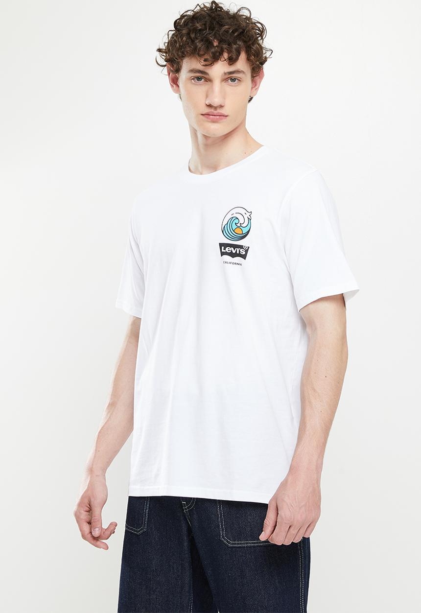Levi’s® - Graphic short sleeve relaxed fit tee - white