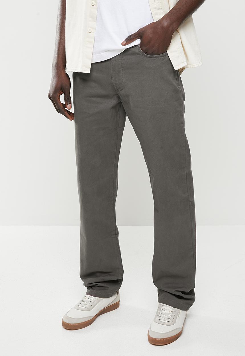 SOVIET - M Voyager 5 pocket chino - charcoal