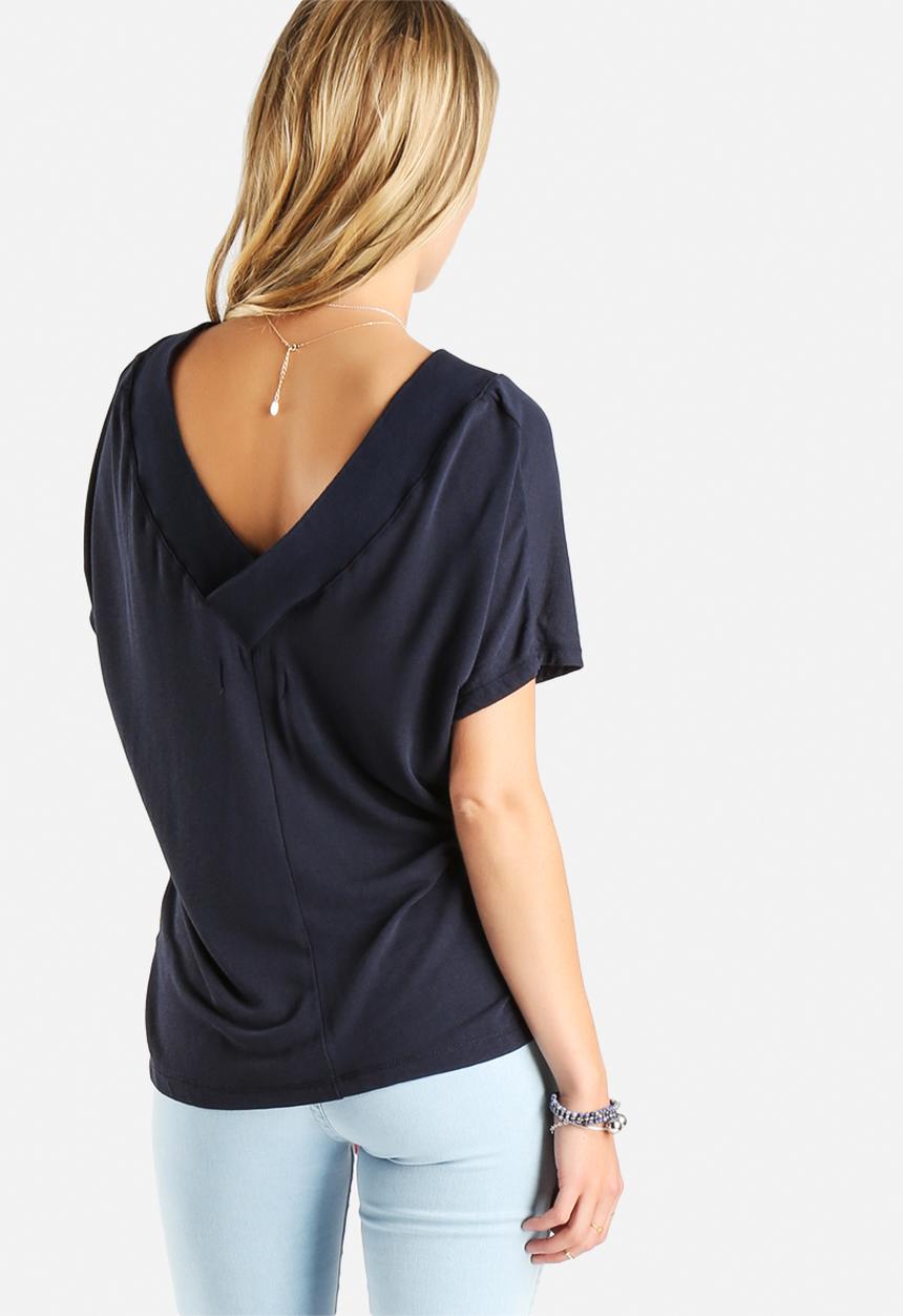 Vero Moda - Busy Rib V-Neck Top