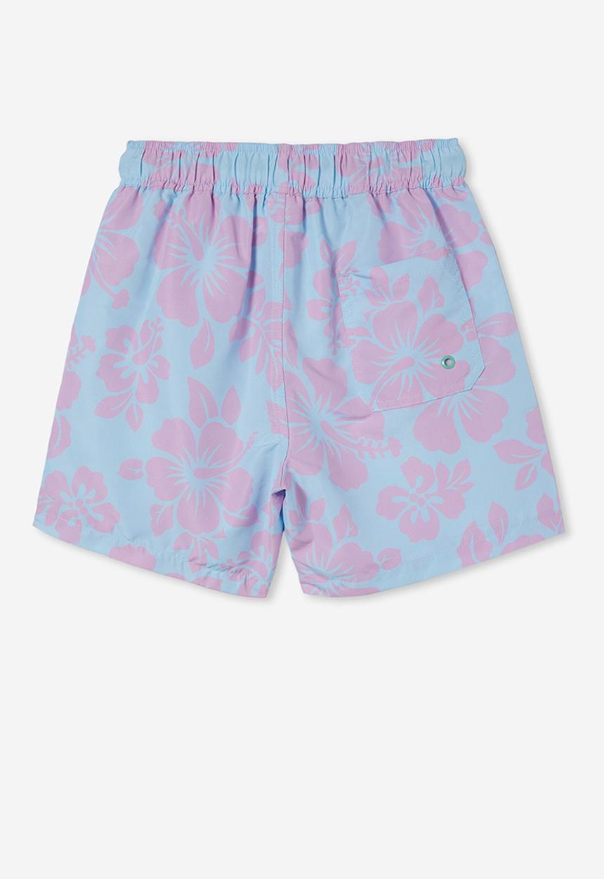 Cotton On - Benny boardshort - frosty blue & pale violet 