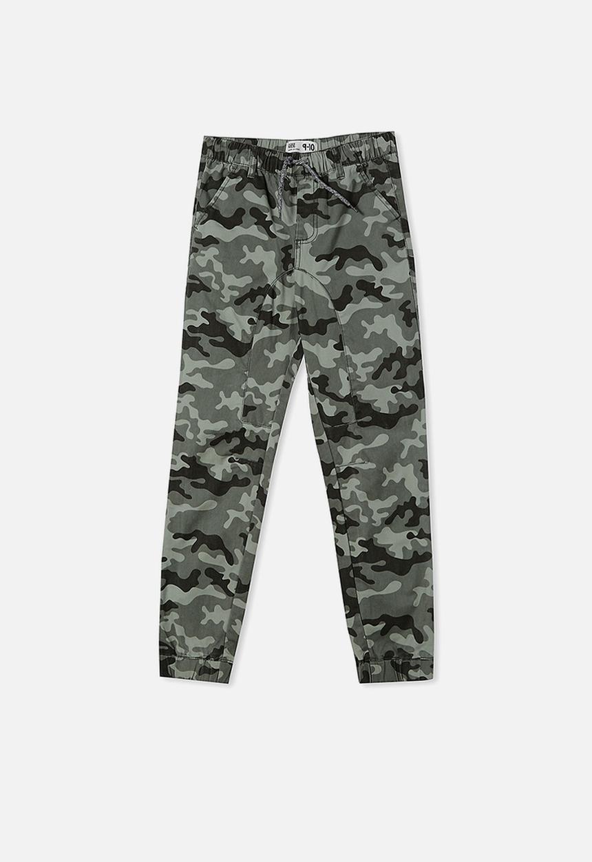 Cotton On - Larry cuffed pant - new camo