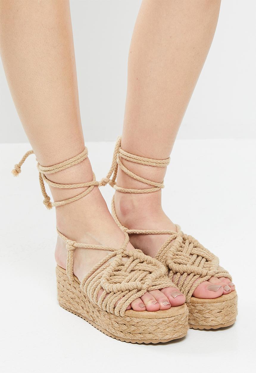 Madison® - Cherish flatform espadrille sandal - Neutral 