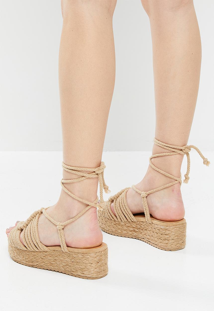 Madison® - Cherish flatform espadrille sandal - Neutral 