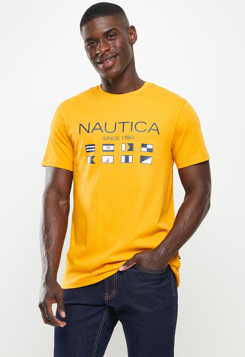 Nautica - Nautica logo short sleeve T-shirt - gold