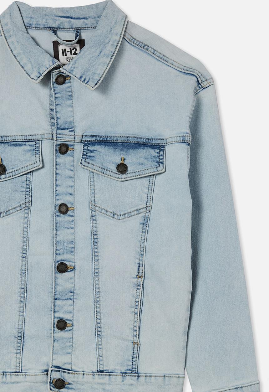 Cotton On - Super oversized denim jacket - bells light blue