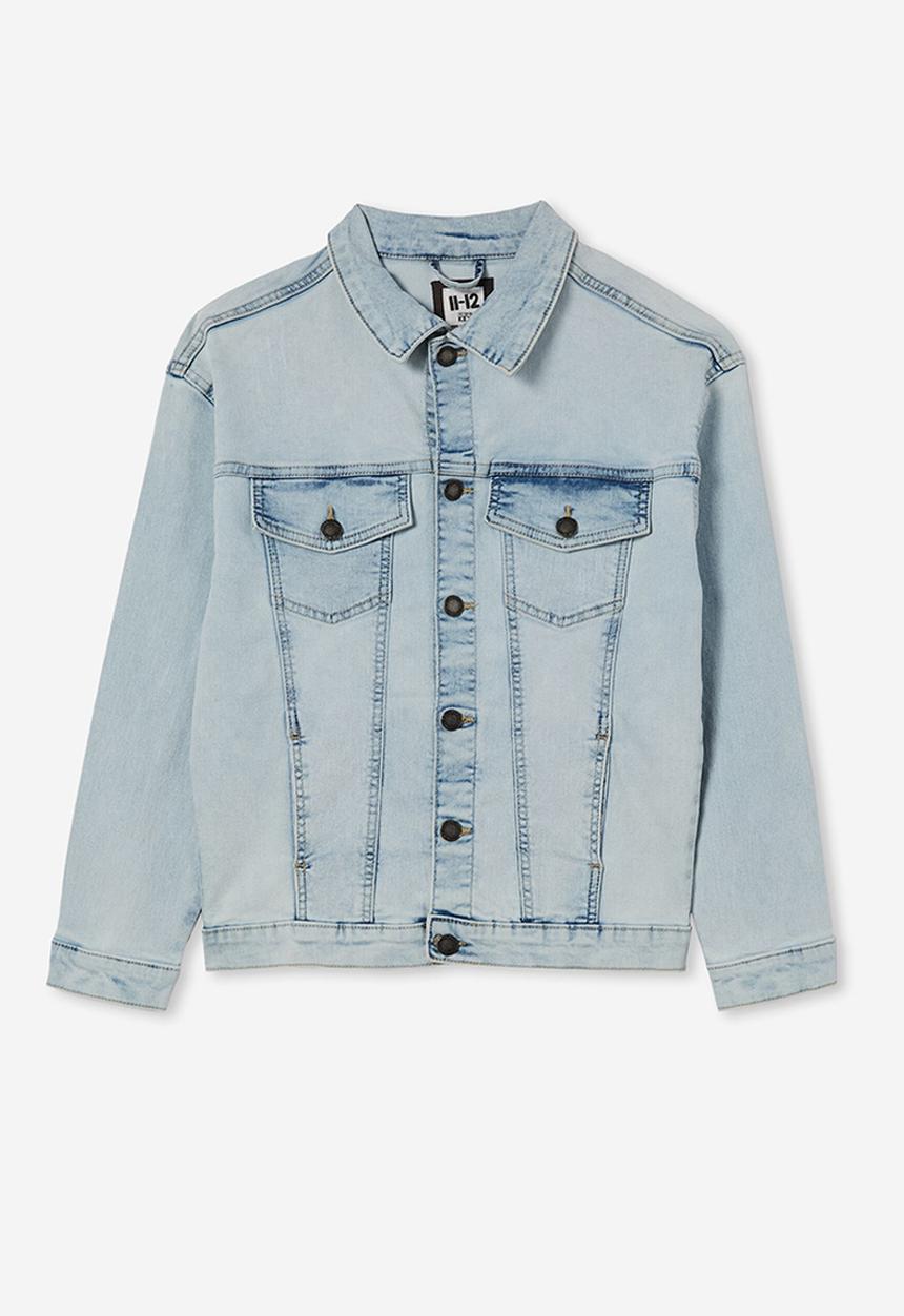 Cotton On - Super oversized denim jacket - bells light blue