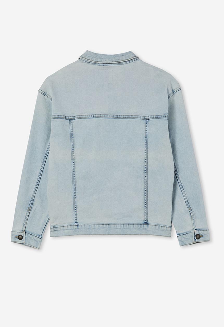 Cotton On - Super oversized denim jacket - bells light blue