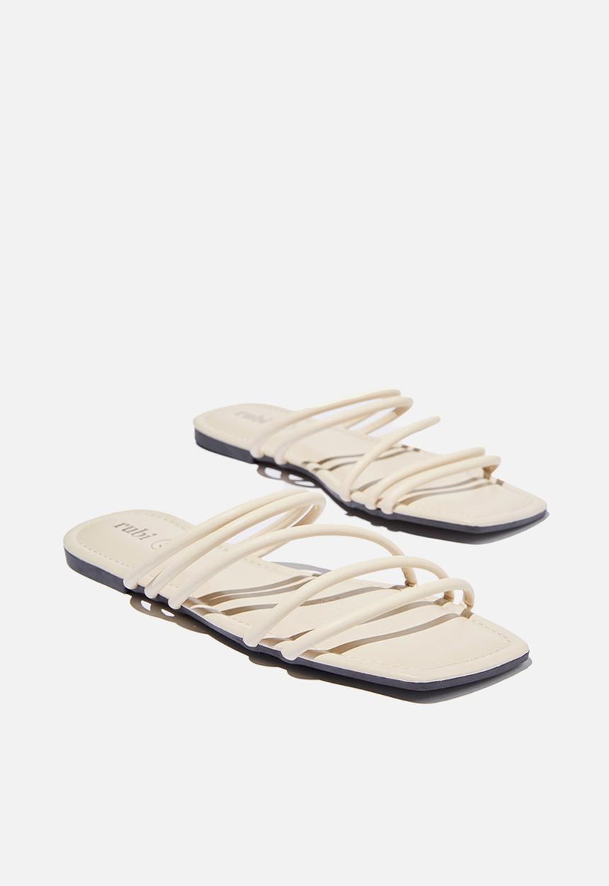 Cotton On - Frankie strappy slide - ivory pu