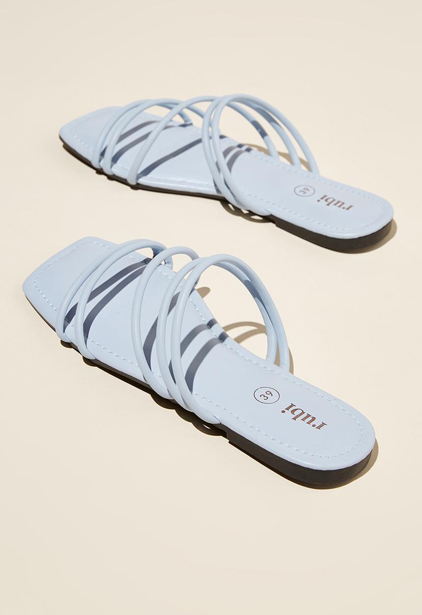 Cotton On - Frankie strappy slide - dusty blue pu