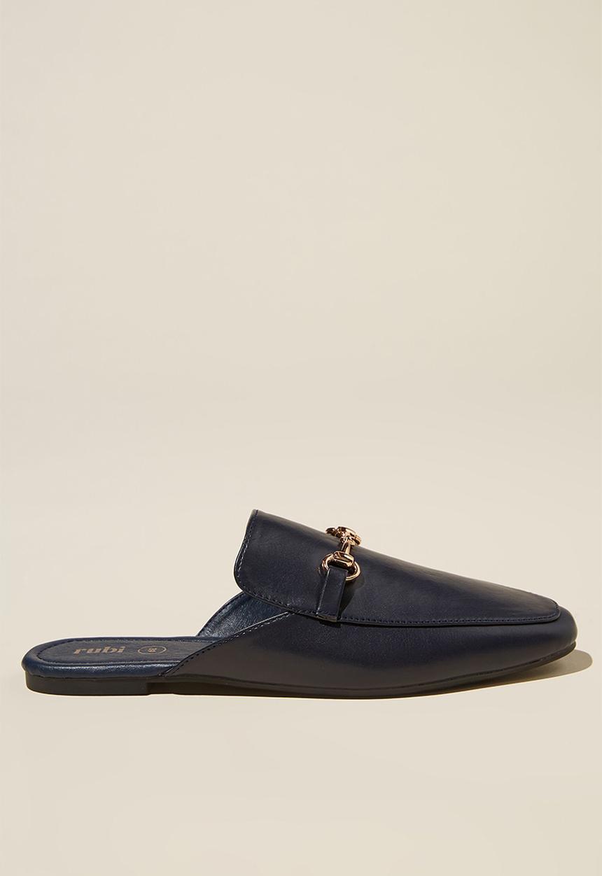 Cotton On - Eva loafer mule - navy pu