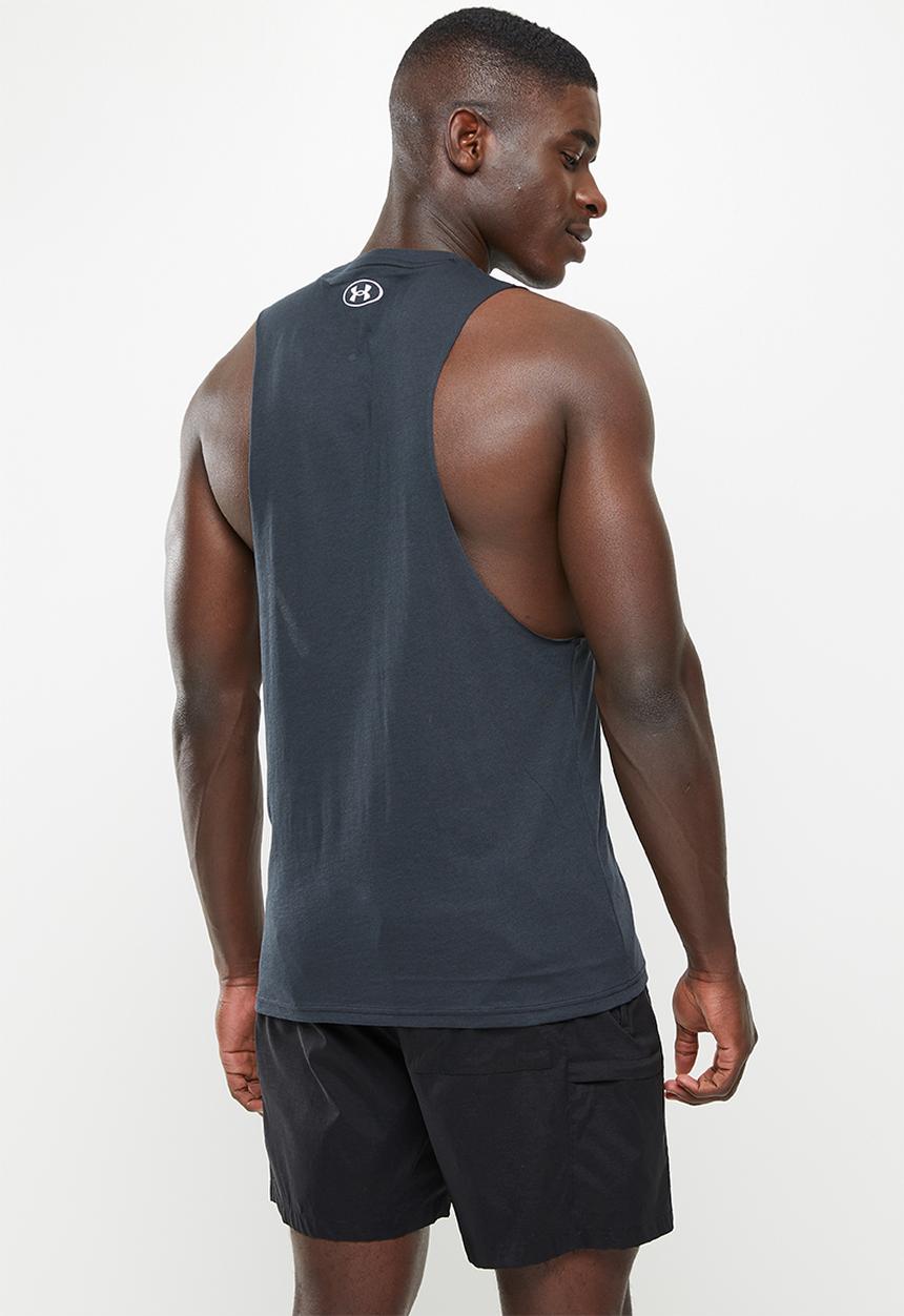 Under Armour - UA Project Rock brahma bull tank - black & white
