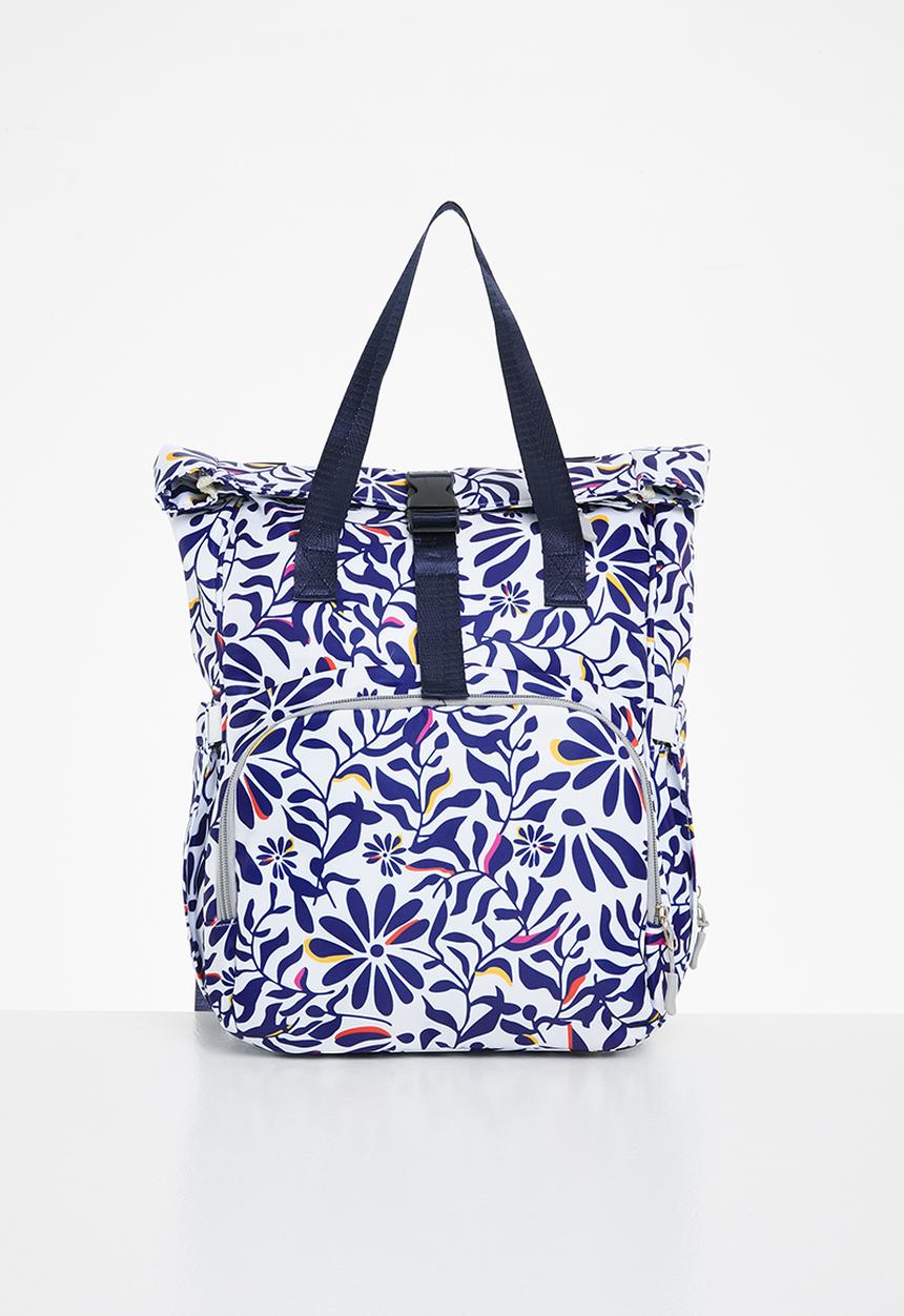 Pop Candy - Baby printed diaper bag - blue