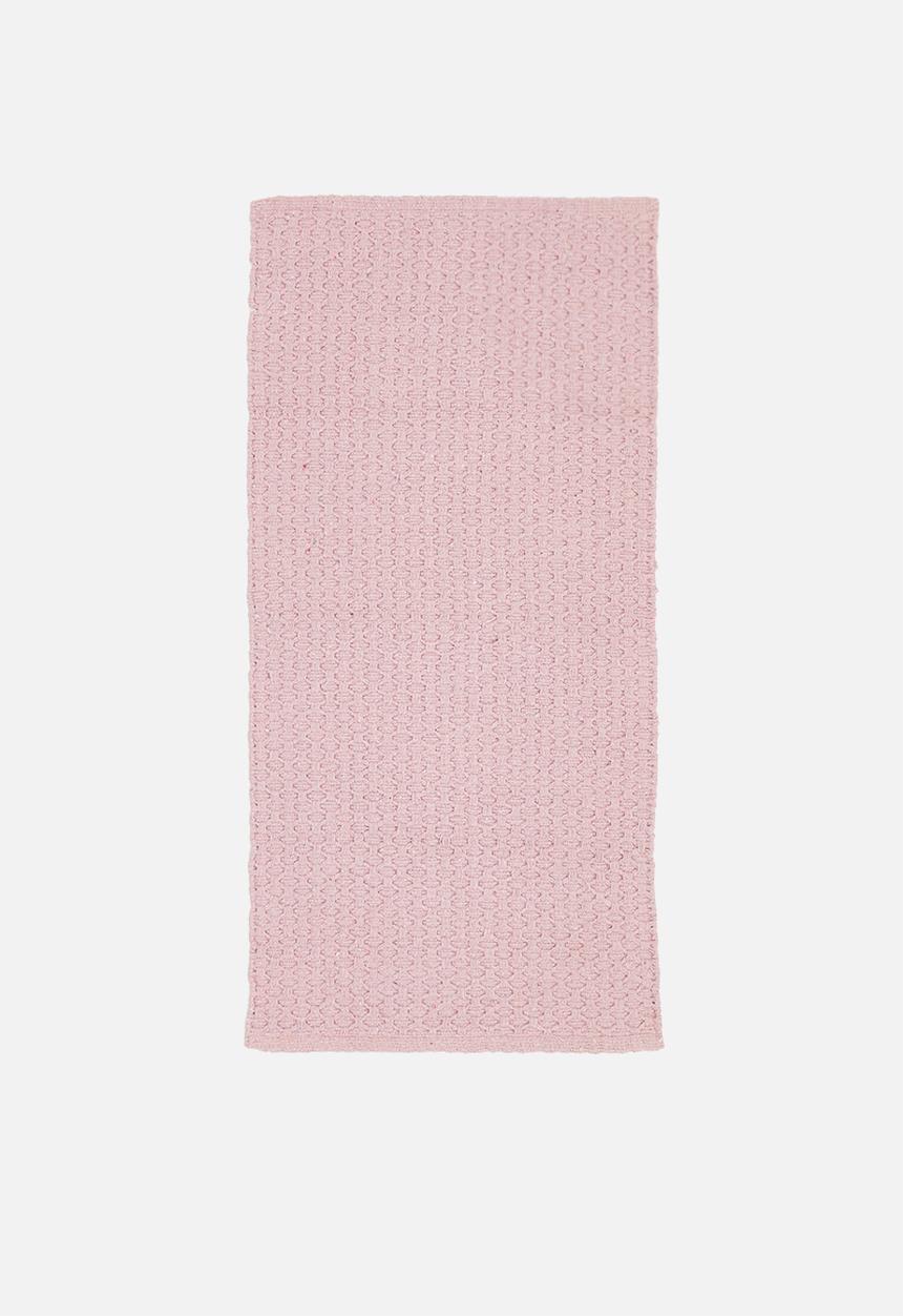Sixth Floor - Maira handwoven recycled cotton bath runner - dusty lilac
