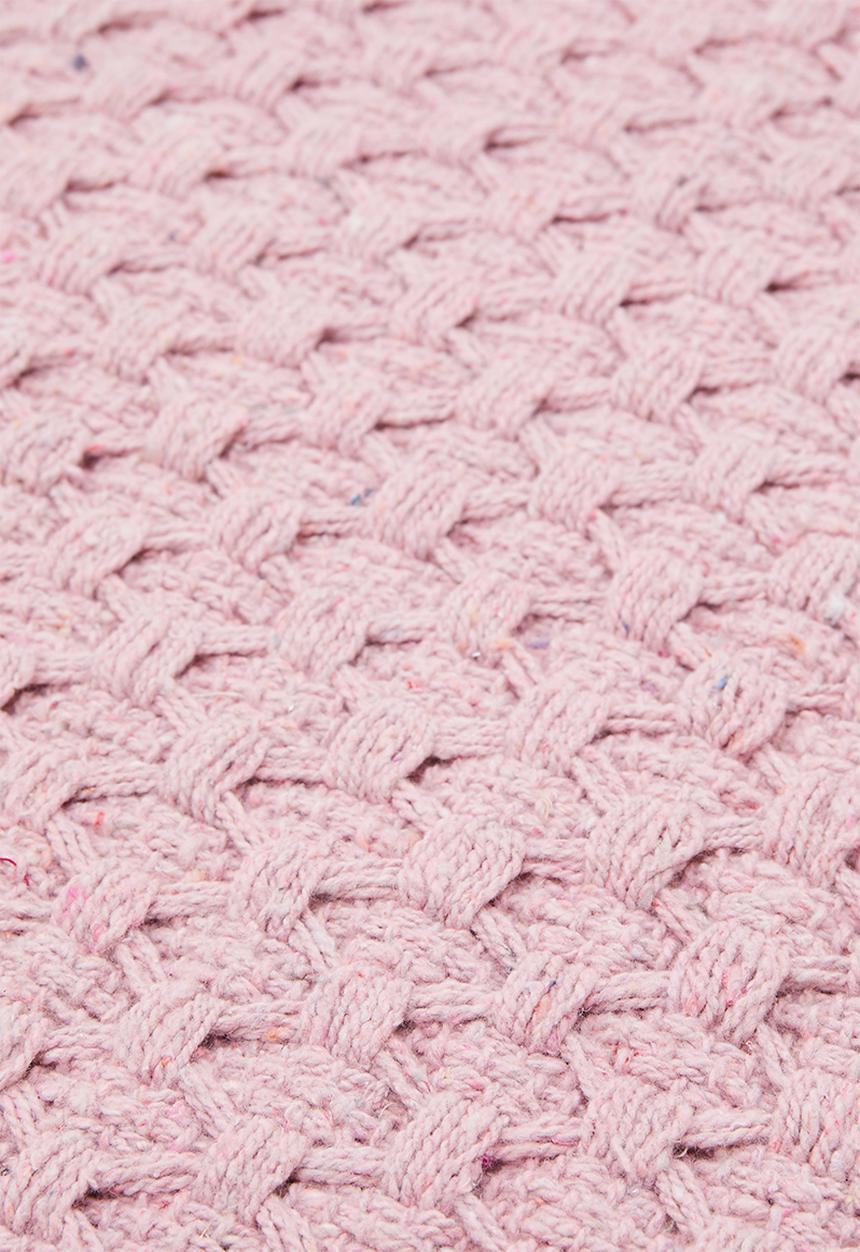 Sixth Floor - Maira handwoven recycled cotton bath runner - dusty lilac