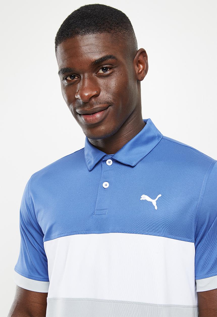 PUMA - Cloudspun highway golf  polo - bright cobalt & high rise