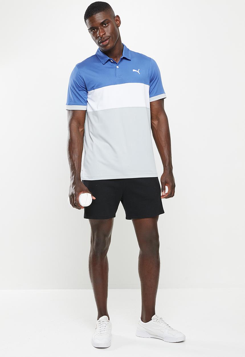 PUMA - Cloudspun highway golf  polo - bright cobalt & high rise