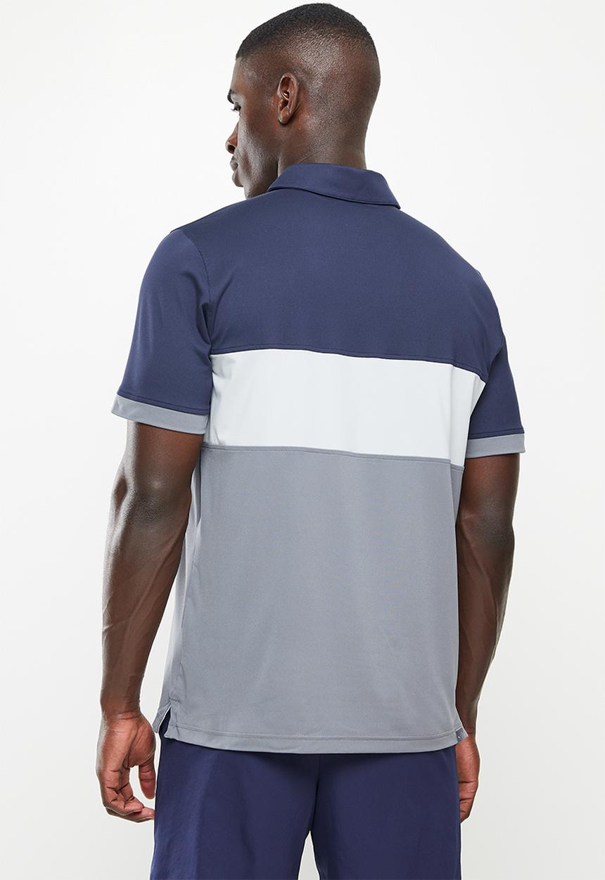 PUMA - Cloudspun highway golf polo - navy  & quiet shade