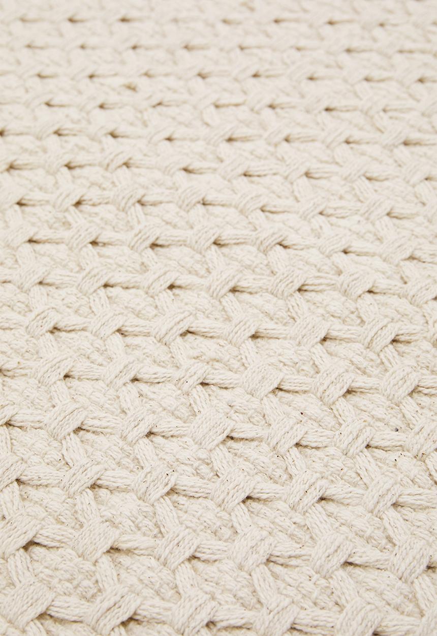 Sixth Floor - Maira handwoven recycled cotton bath runner - cream