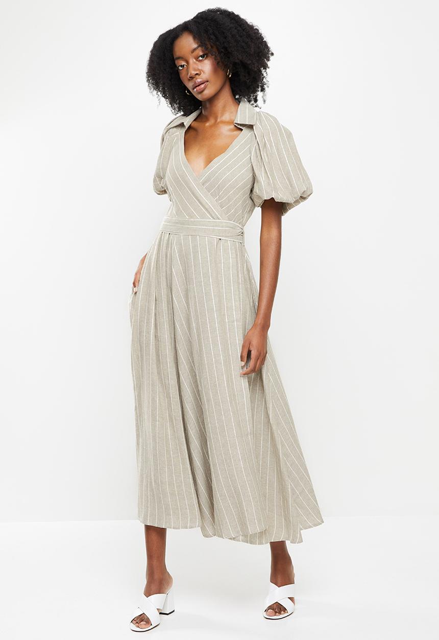 AMANDA LAIRD CHERRY - Essenwood dress -  sand & cream