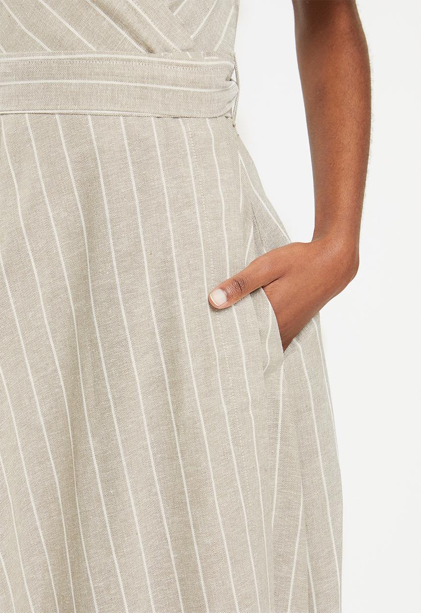 AMANDA LAIRD CHERRY - Essenwood dress -  sand & cream