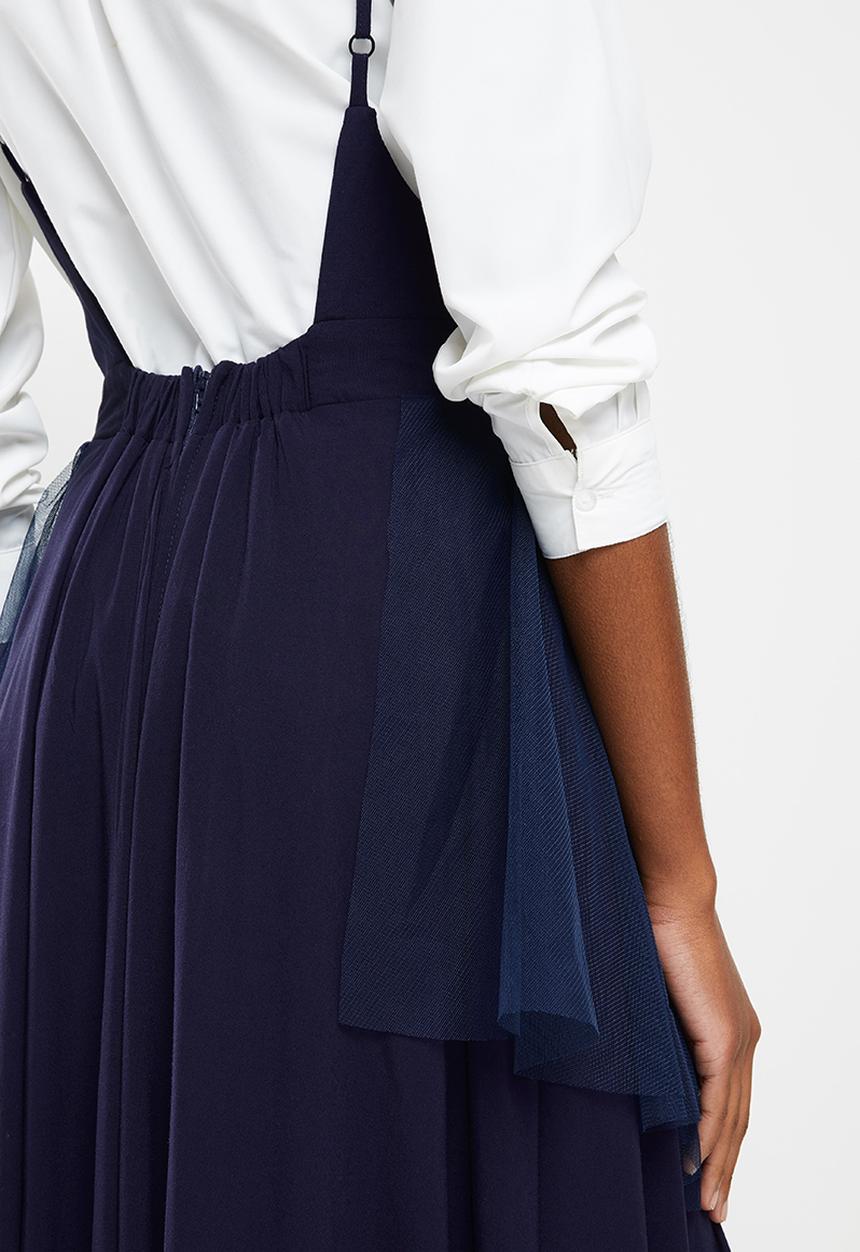 AMANDA LAIRD CHERRY - Gugulethu skirt - navy