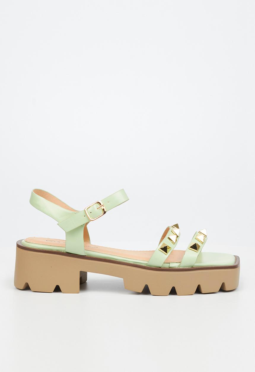 Rock & Co - Deviant 1 chunky lug sole sandal - mint