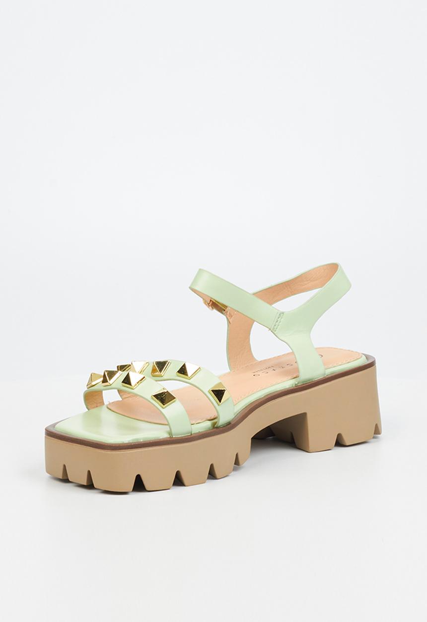 Rock & Co - Deviant 1 chunky lug sole sandal - mint
