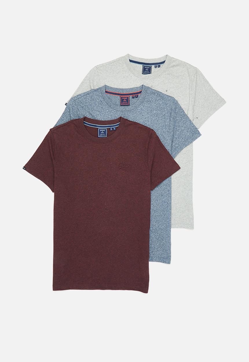Superdry. - Vle tee 3 pack - multi
