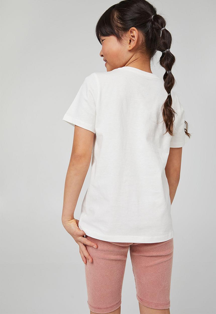 Cotton On - Penelope short sleeve tee - vanilla/blue rainbow