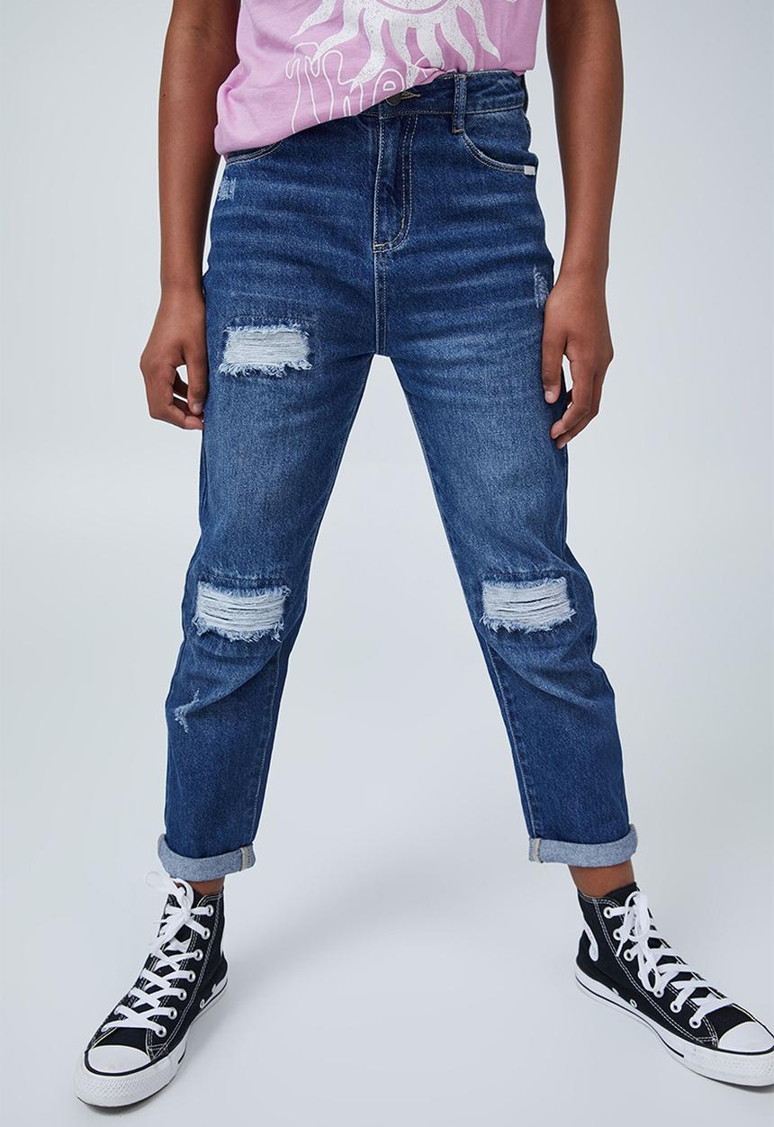 Cotton On - Ivy mom jean - midnight wash