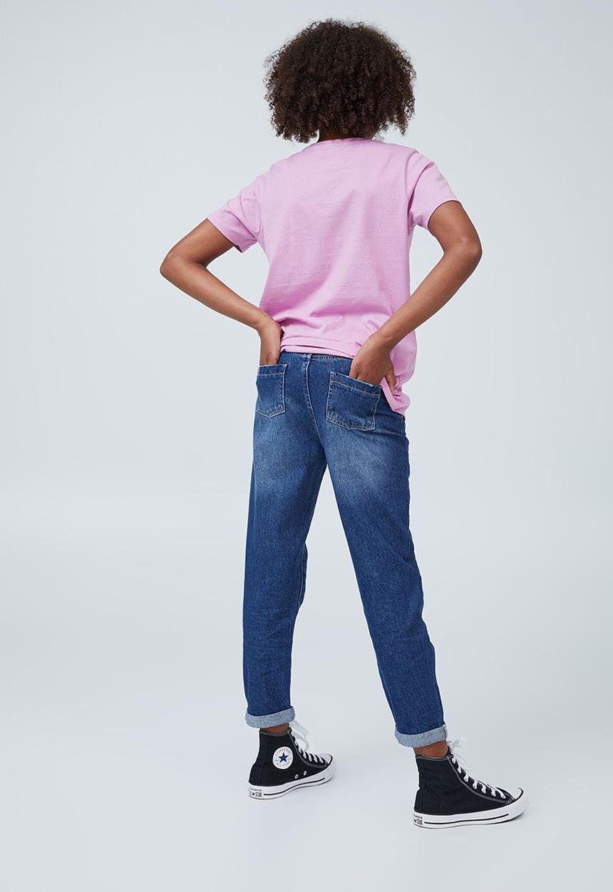 Cotton On - Ivy mom jean - midnight wash
