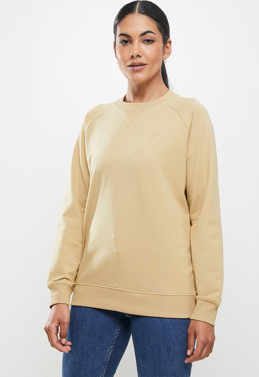 POLO - Denver long sleeve raglan track top - camel