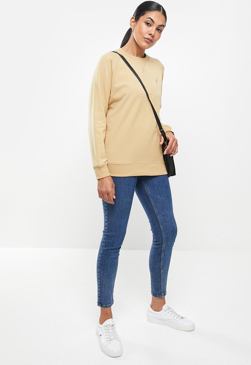 POLO - Denver long sleeve raglan track top - camel