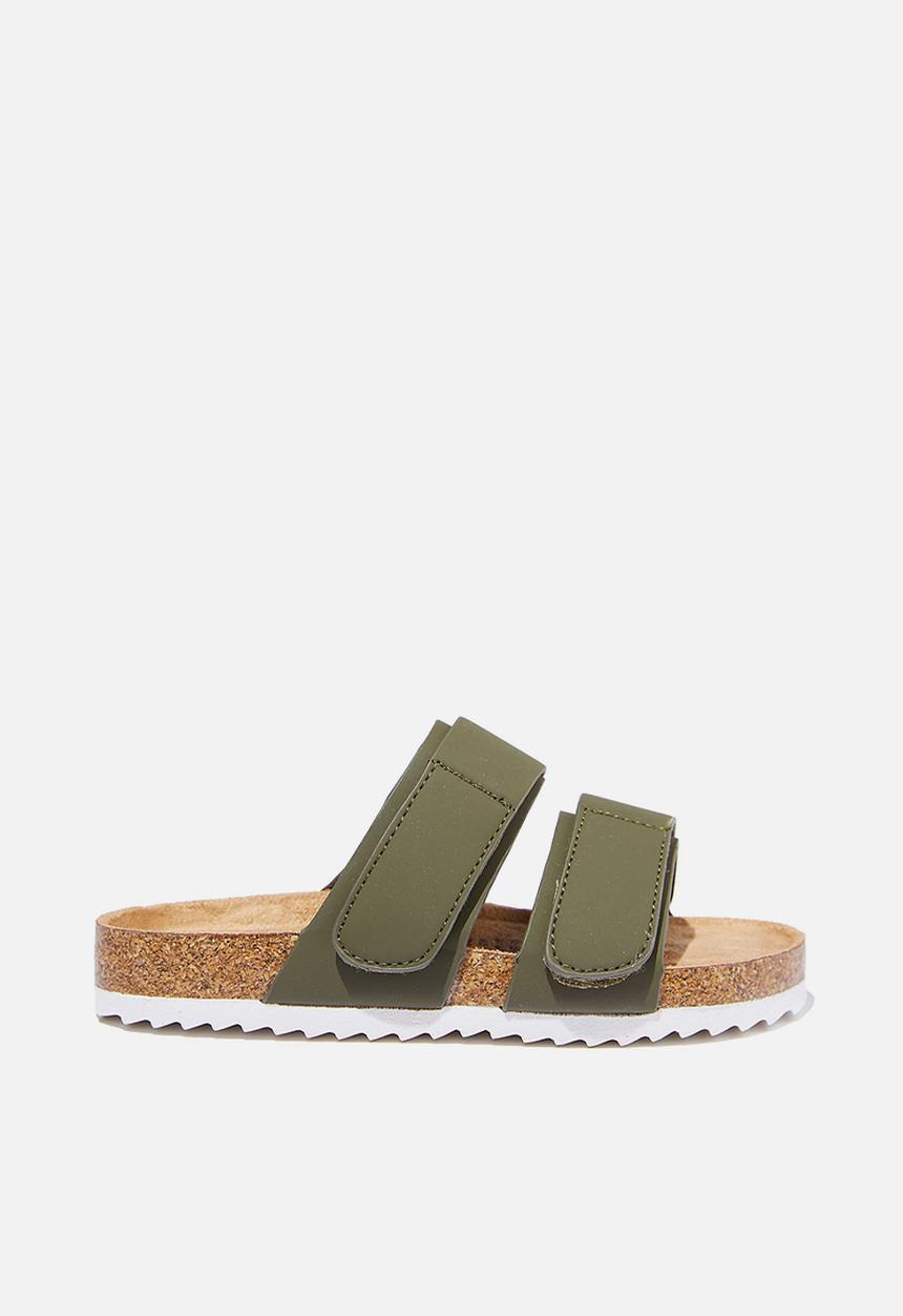 Cotton On - Theo slide - khaki