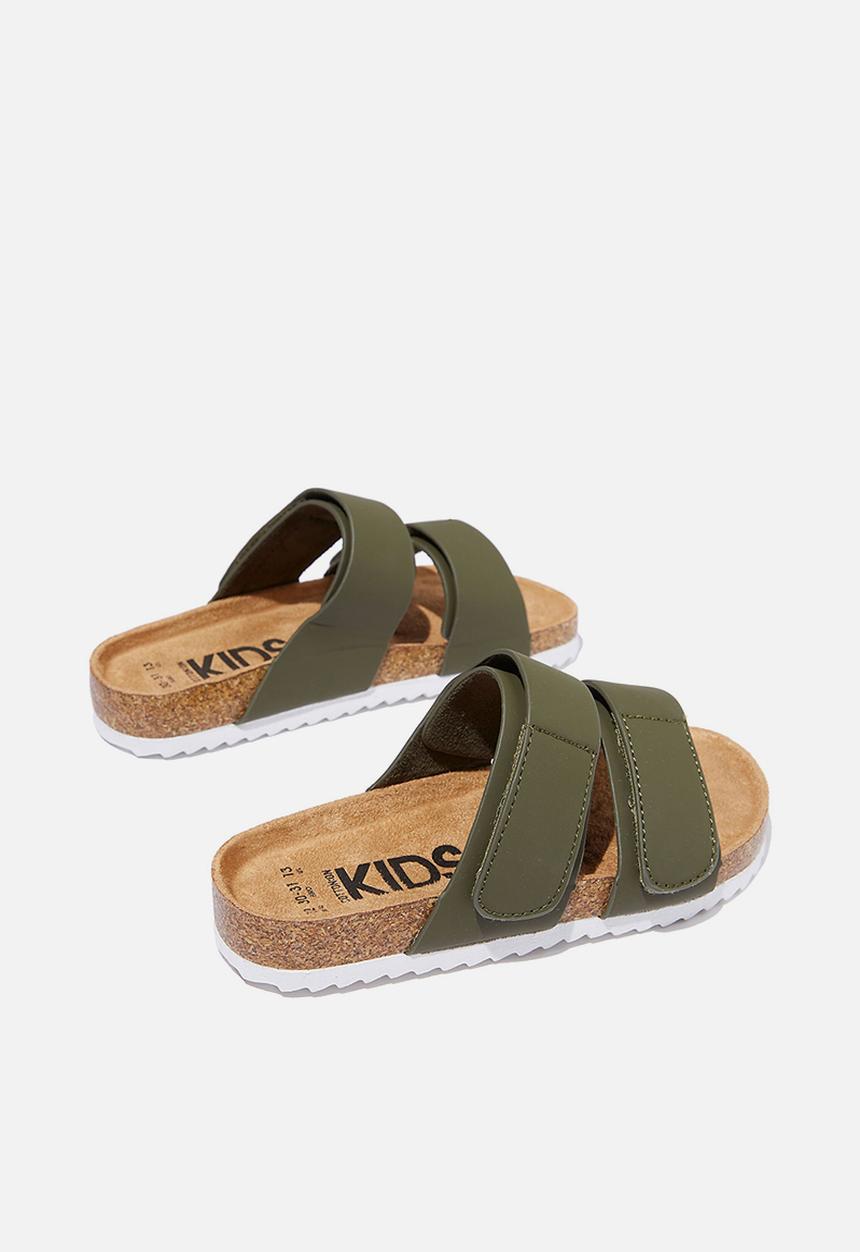 Cotton On - Theo slide - khaki