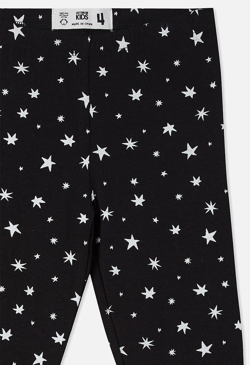 Cotton On - Huggie tights - black/glow in the dark star