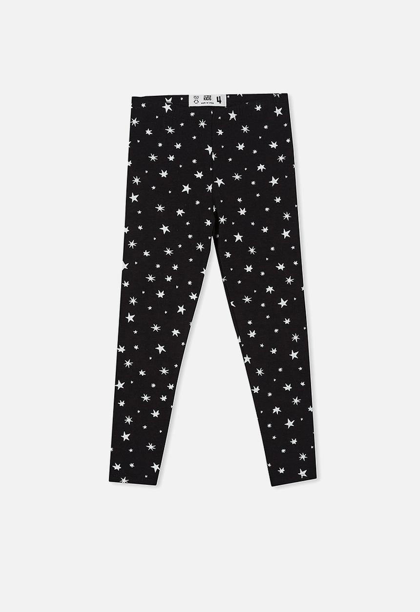 Cotton On - Huggie tights - black/glow in the dark star
