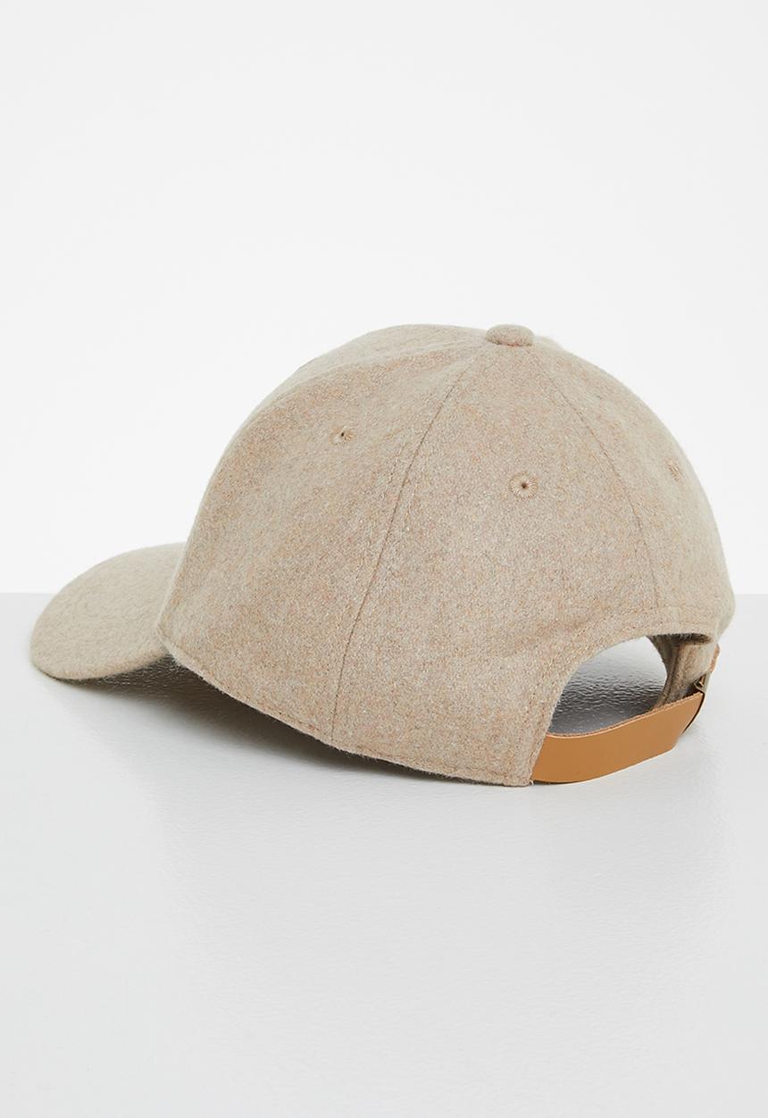 POLO - Mens 6 panel melton peak - tan